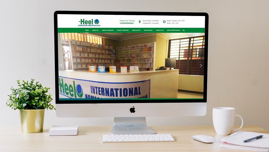 Heel Homeopathic Clinic Website Project